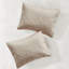 Couvre-lit très grand réversible kaki, 3 pièces-117361730-117361735