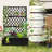 Metal Raised Planter Box with Trellis and Wheels for Patio & Garden）-1113701800-1113701806