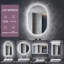 Oval White Metal LED Bathroom Mirror, Front Frosted Edges, Anti-Fog, Touch Stepless Dimming with Pow-1352363879