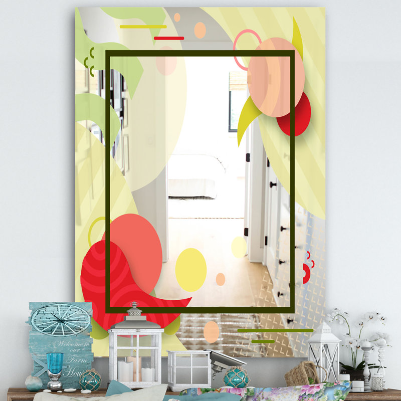 Miroir décoratif Groovy Jungle, H 32 po x l 24 po