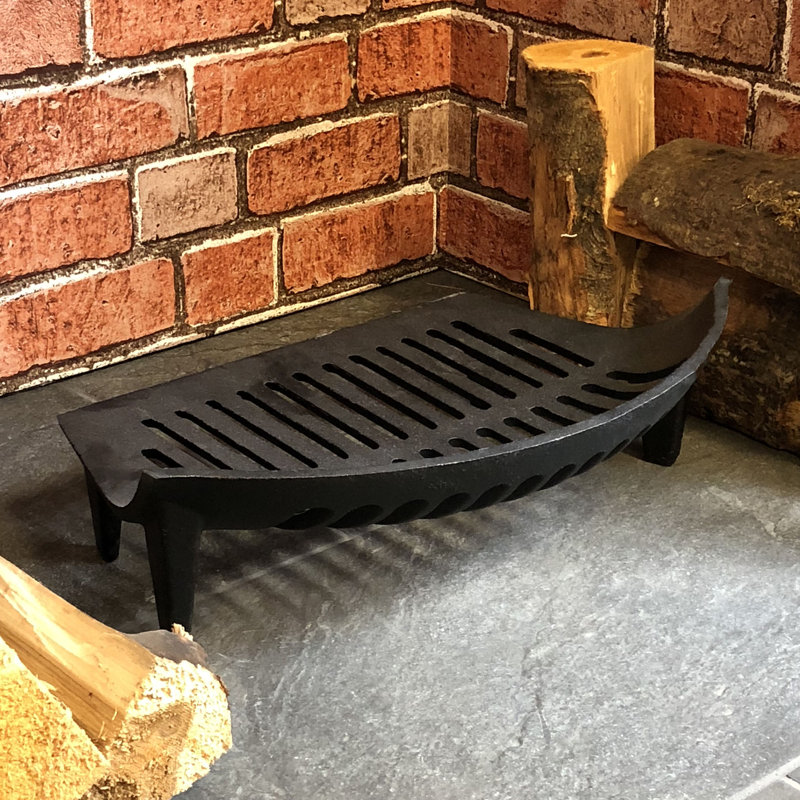 Iron Fireplace Grate, Large