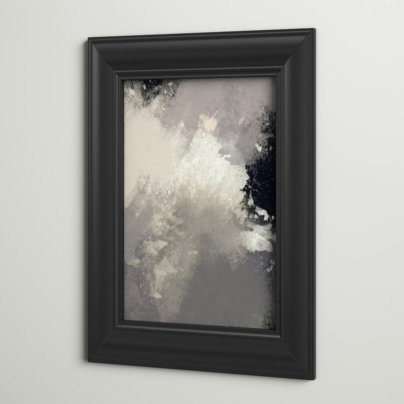 Cadre photo Kimmons biseauté noir satiné mystique, 12" x 18"