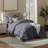 Bed-in-a-Bag Pinch Pleat Comforter Set with Bed Sheets & Memory Foam Cooling Pillows-116163020-116163038