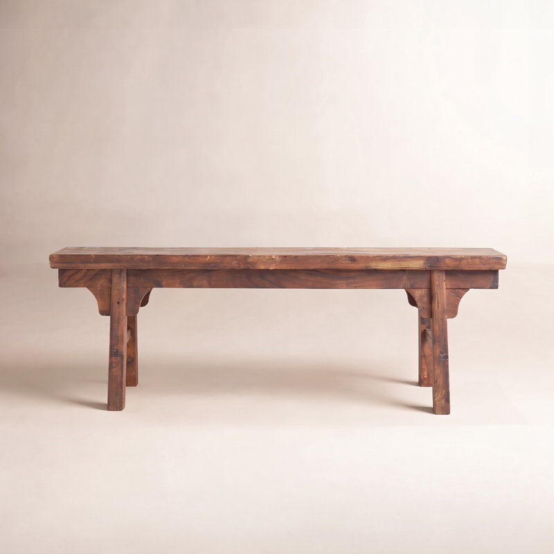 Peasant Solid Wood Dining Bench