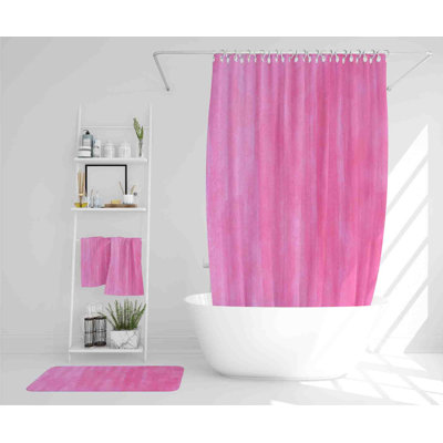 Natazia Polyester Shower Curtain Set