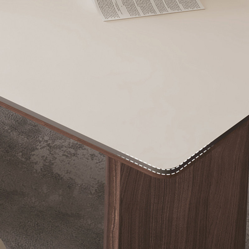 Table de salle à manger rectangulaire moderne et simple, H 29,52 po x L 55,11 po x l 31,49 po