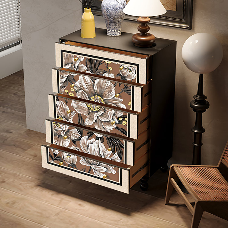 Armoire décorative rétro à tiroir français
