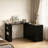 Expandable Makeup Vanity With Glass Display, 8 Drawers And Shelf Storage
