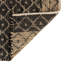 Tapis noir en jute / sisal tissé à plat à la main Asad-1833047429