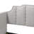Peridot Dove Gray Velvet Daybed W/Trundle (Twin)