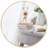 Modern Wall-Mounted Aluminum Round Mirror-1702178026-1702178020