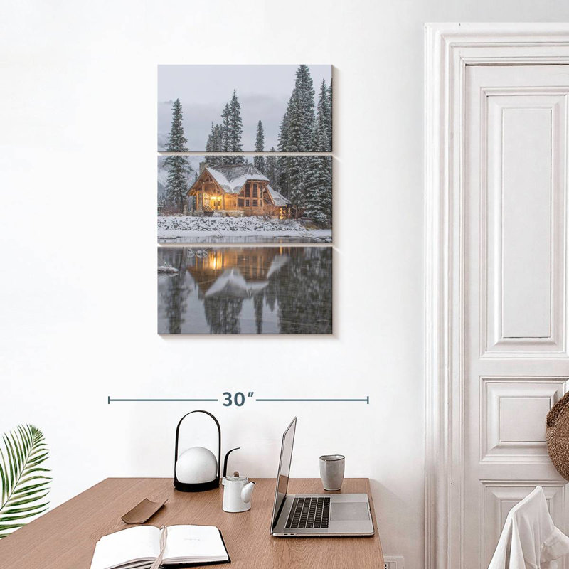 Chalet d'hiver Lilie, H 32 po x l 20 po