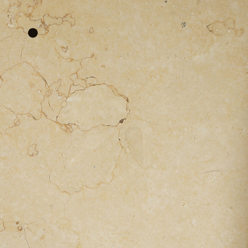Elegant Kitchen and Bath Stone Finish Sample in Cream Marble