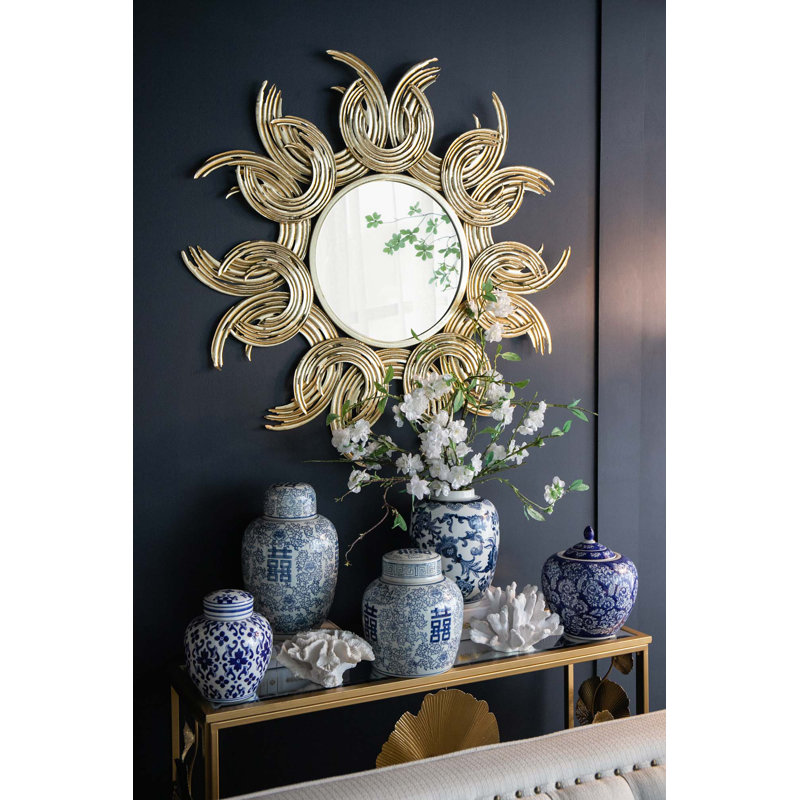 Miroir mural 38 "Sunburst
