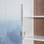 Lit escamotable mural simple Alpine avec armoire de rangement intégrée et façade de canapé-134567280