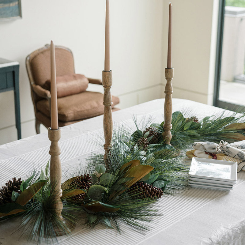 Garlands Wreaths MAGNOLIA EUCALYPTUS PINE 6FT