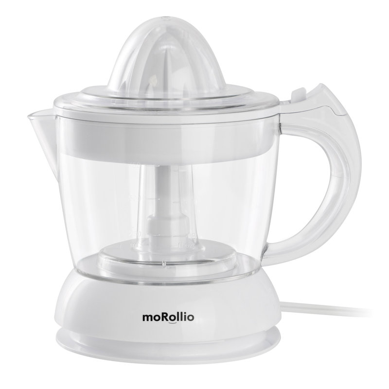 Presse-agrumes électrique compact 24 onces moRollio en blanc, Blanc