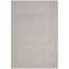 Tapis gris / ivoire en coton tissé à plat à la main Akihito-1129541151