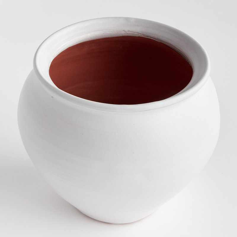 Mirela Drum Vase Large, Warm White