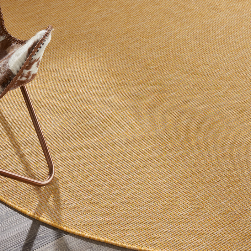Hand Woven Indoor / Outdoor Area Rug, Round 244cm