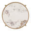Table basse moderne en métal fritté, ornement décoratif doré, l 20,76 po x P 20,76 po x H 21,62 po