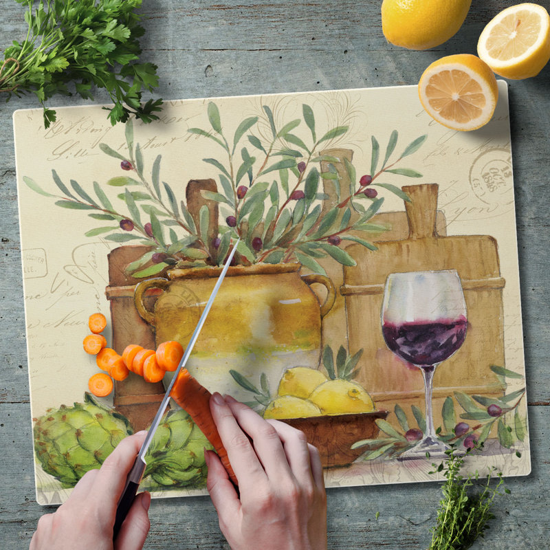 CounterArt Glass Cheese Board