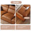 Canapé modulaire orange en cuir véritable-1874257231-1874257217