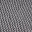 Tabouret de pieds en coton tricoté à la main gris doux - taille 16,94 pouces, bel aspect esthétique agréable