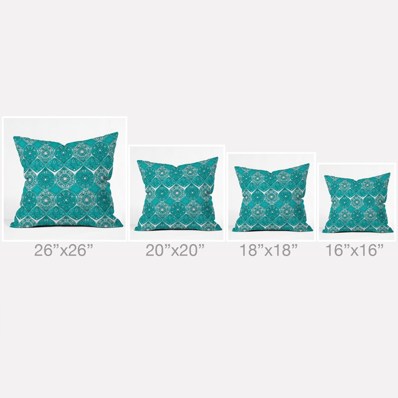 Coussin décoratif saffreya sharon turner, 16 po x 1 po