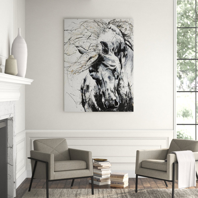 Horse With No Name I Print by Altamura Stefano, 63" H x 47" W, Glass Coat