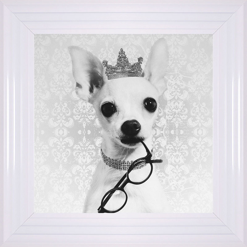 Single Picture Frame Print, 75cm H x 75cm W, Silver Framed