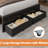 Upholstered Headboard with LED Lights, Charging Station, Sturdy Metal Slat Support, No Box Spring Needed-632629660-632629658-632629670