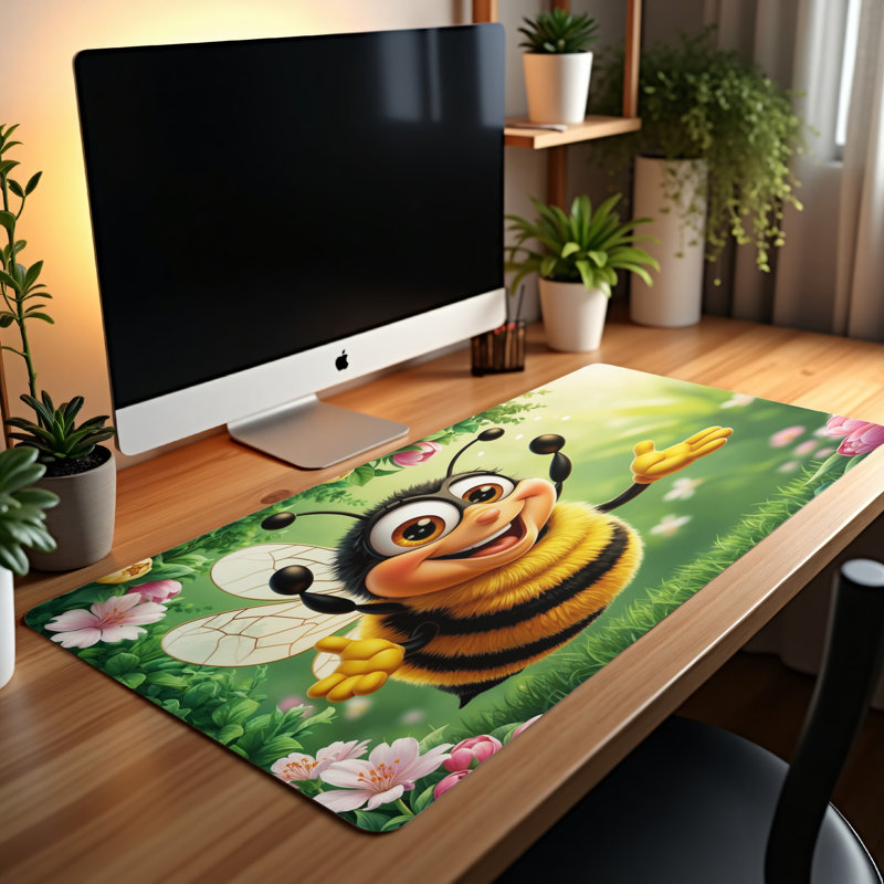 Polyester Desk Pad, 14.4x12.1
