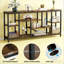 Table d'appoint attrayante, canapé rustique, console