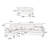 Krout Upholstered L-Shaped Sectional Reversible-464072921