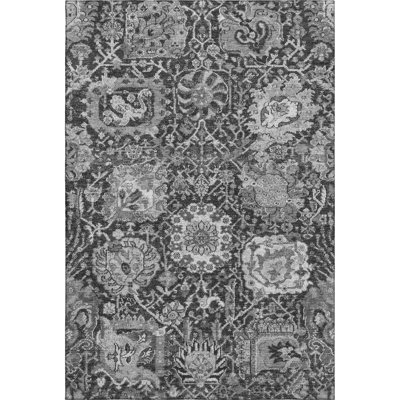 Premium Machine Washable Elize AMF1320 Damask Rug
