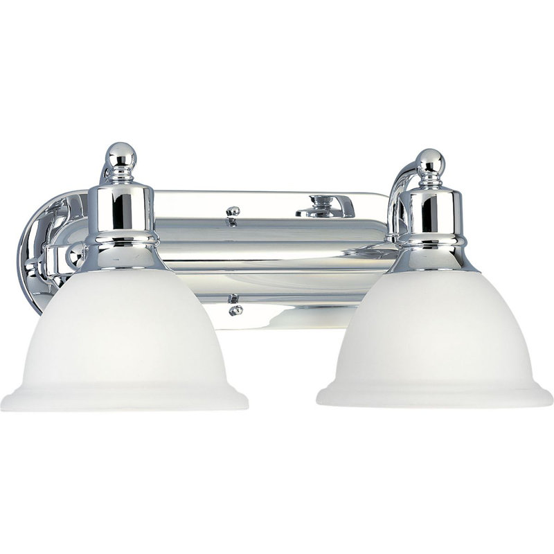Éclairage pour meuble-lavabo Vangorder, Chrome poli