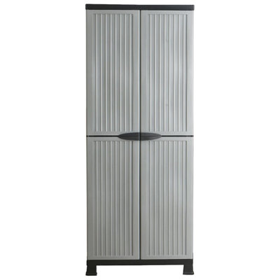 Plastic Single Storage Cabinet - 171.5 cm H x 68 cm W x 39 cm D