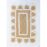 Hand Braided Jute / Sisal Area Rug in White