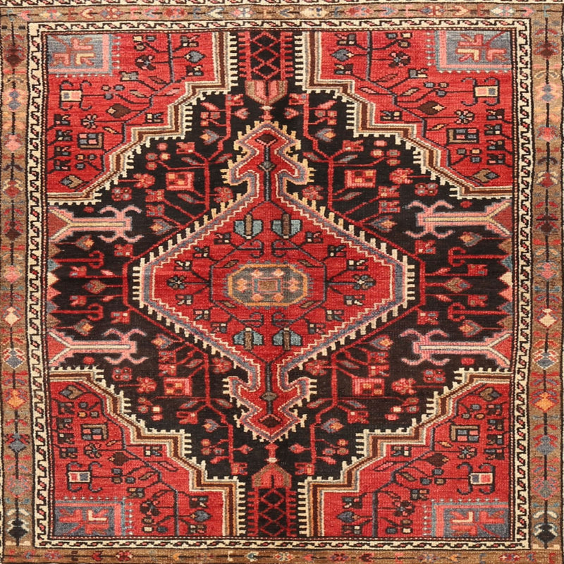 Oriental Indoor Rug, Square 4'