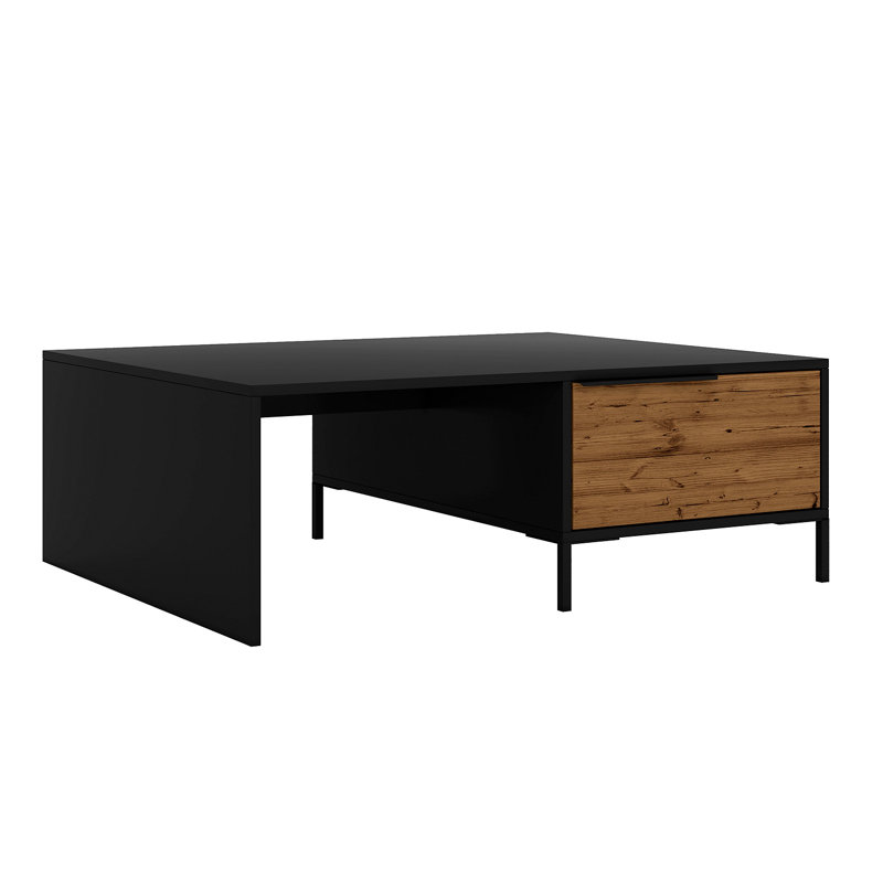 Table basse moderne rectangulaire avec tiroir Halmstad