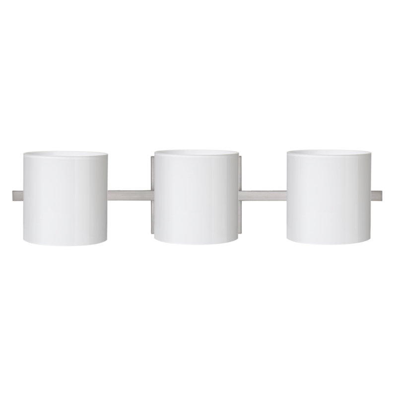 Éclairage pour meuble-lavabo 3 lumières Speidel, Nickel satiné