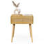 48cm W Manufactured Wood Bedside Table