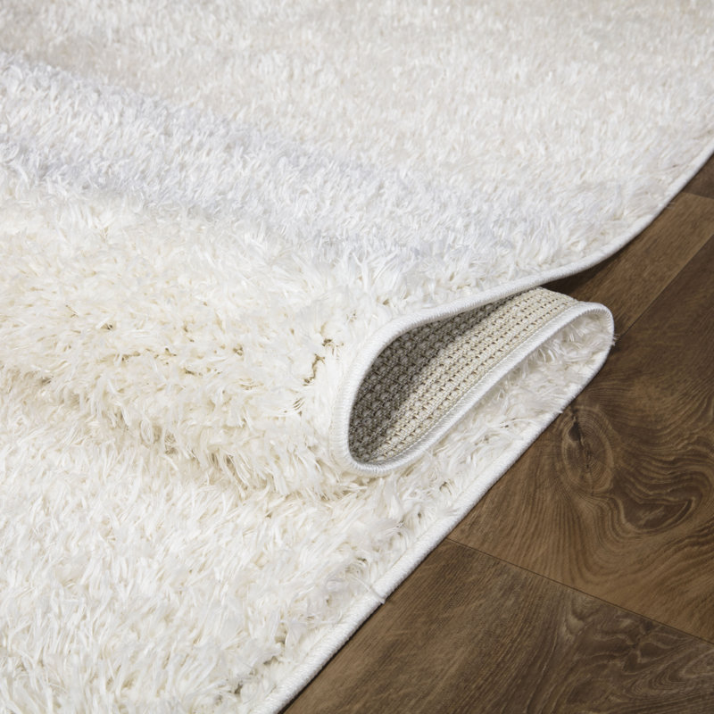 Jeira Solid Colour Shag 50cm X 80cm Area Rug, Rectangle 200 x 290 cm