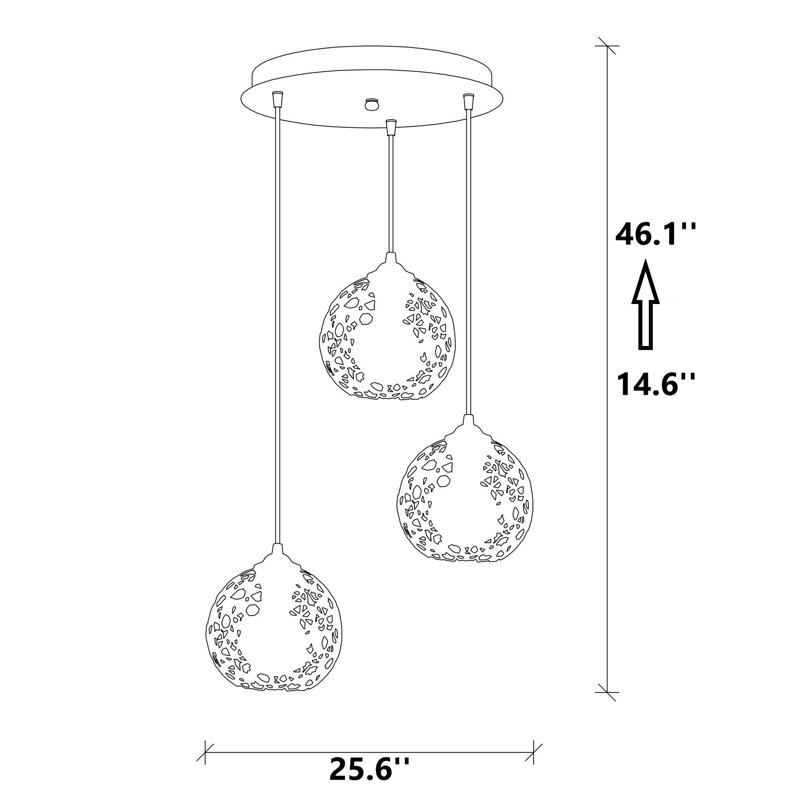 Jovia 3 - Light Cluster Pendant