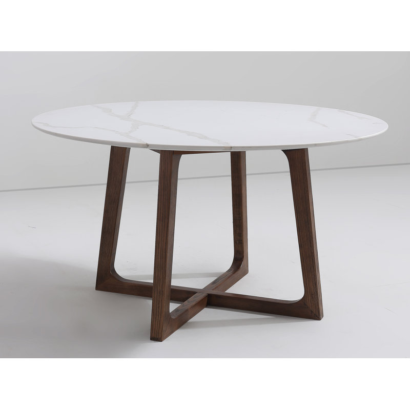 Table de salle à manger en bois massif Masha