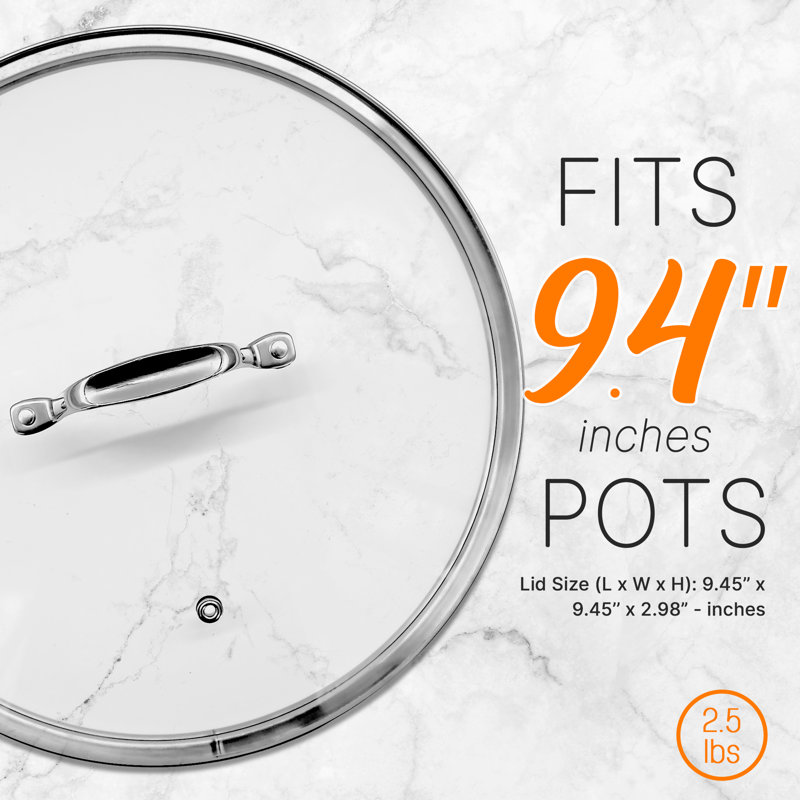 NutriChef Stainless Steel (18/10) Lid