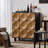 Retro Walnut Solid Wood Accent Cabinet