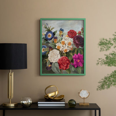 «Botanical Landscape I», reproduction encadrée - bois massif