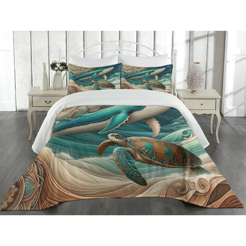 Polyester Coverlet, Queen Coverlet + 2 Standard Shams